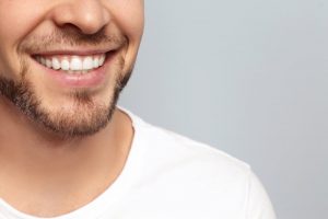 Man after teeth whitening in Worthington